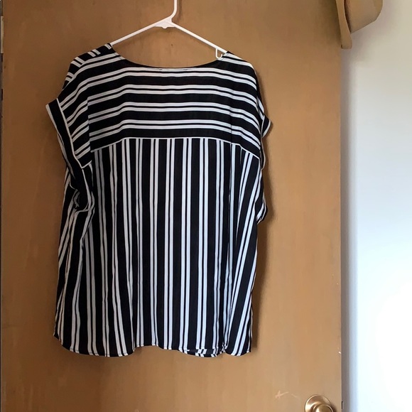 Forever 21 + Striped Blouse NWOT - Picture 3 of 5
